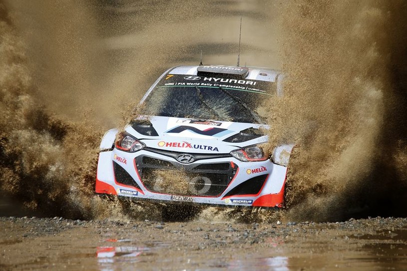 Hyundai i20 WRC podczas zeszłorocznego Rajdu Australii /Informacja prasowa
