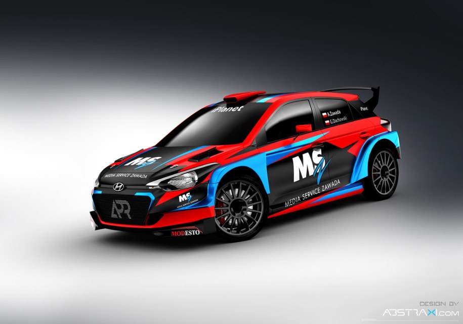 Hyundai, którym będzie jeździł Aleks Zawada /foto. Materiał Prasowy /