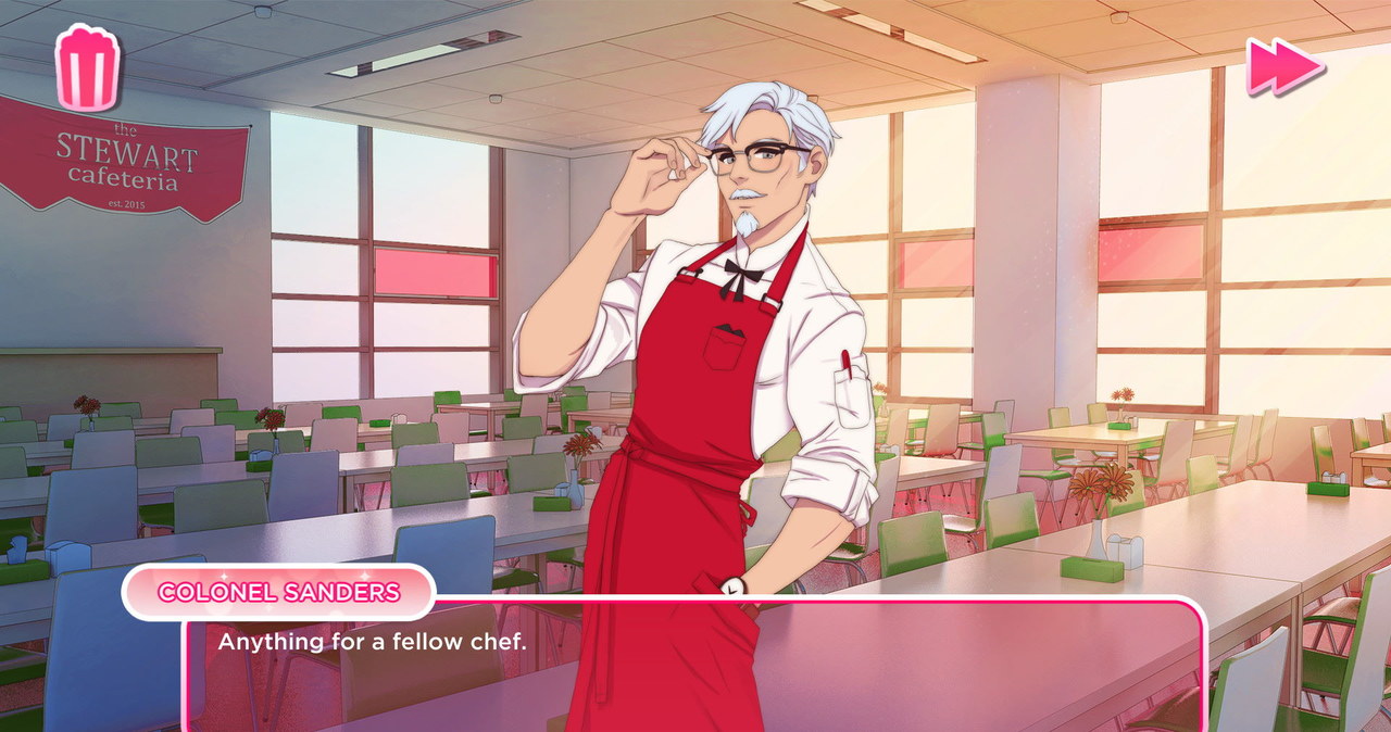 I Love You Colonel Sanders! A Finger Lickin’ Good Dating Simulator /materiały prasowe