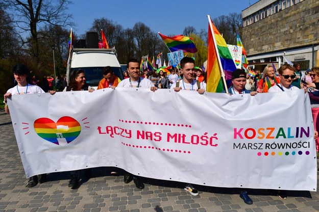 I Marsz Równości w Koszalinie / 	Marcin Bielecki    /PAP