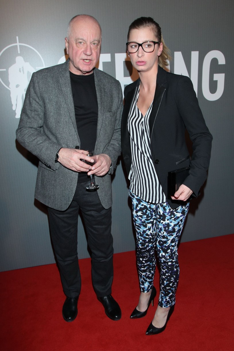...i ze swoim znanym tatą Jerzym na premierze filmu "Jack Strong" /Paweł Wrzecion /MWMedia