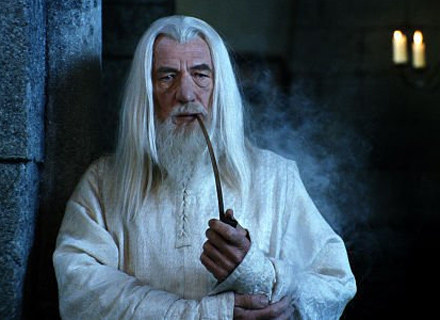 Ian McKellen jako Gandalf w filmowej trylogii "Władca Pierścieni" /