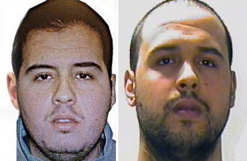 Ibrahim (z lewej) i Khalid El Bakraoui /PAP/EPA
