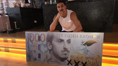 Ibrahimovic: To ja powinienem być na banknocie 1000 koron
