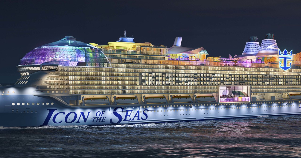 Icon of the Seas będzie jednym z najbardziej przyjaznych dla środowiska statków na świecie - tak przynajmniej zapewniają jego konstruktorzy. /Royal Caribbean /materiały prasowe
