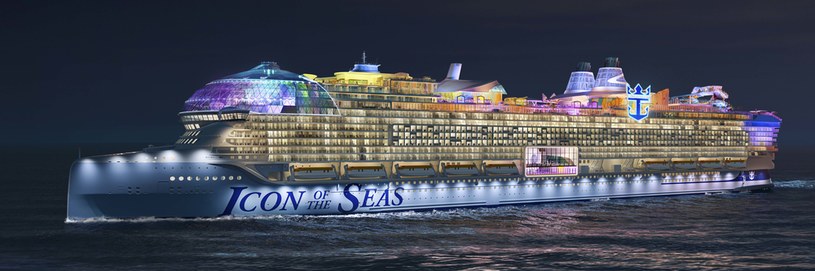 Icon of the Seas będzie największym i jednym z najbardziej przyjaznych dla środowiska statków pasażerskich na świecie. /Royal Caribbean /materiały prasowe