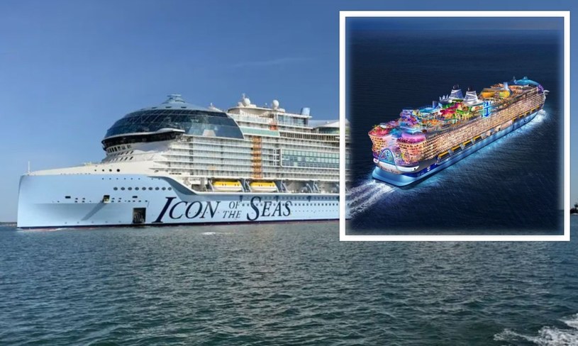 Icon of the Seas niedługo wyruszy w rejs z pasażerami na pokładzie. /Royal Caribbean International /materiały prasowe