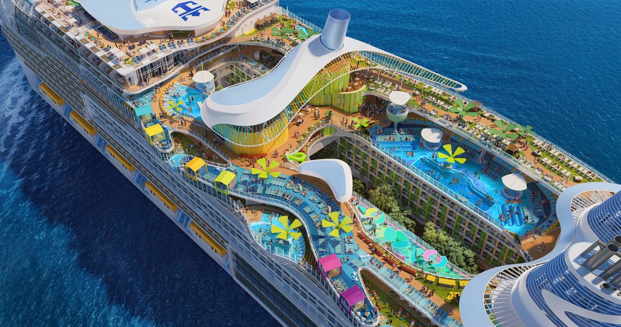 Icon of the Seas wkrótce będzie największym statkiem pasażerskim na świecie z wieloma atrakcjami dla turystów. /Royal Caribbean /materiały prasowe