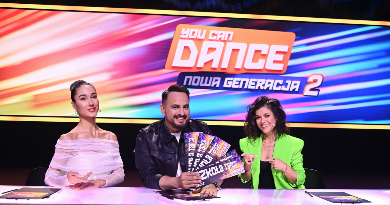 Ida Nowakowska, Agustin Egurolla, Katarzyna Cichopek w programie "You Can Dance - Nowa Generacja" /Jan Bogacz/TVP/East News /East News