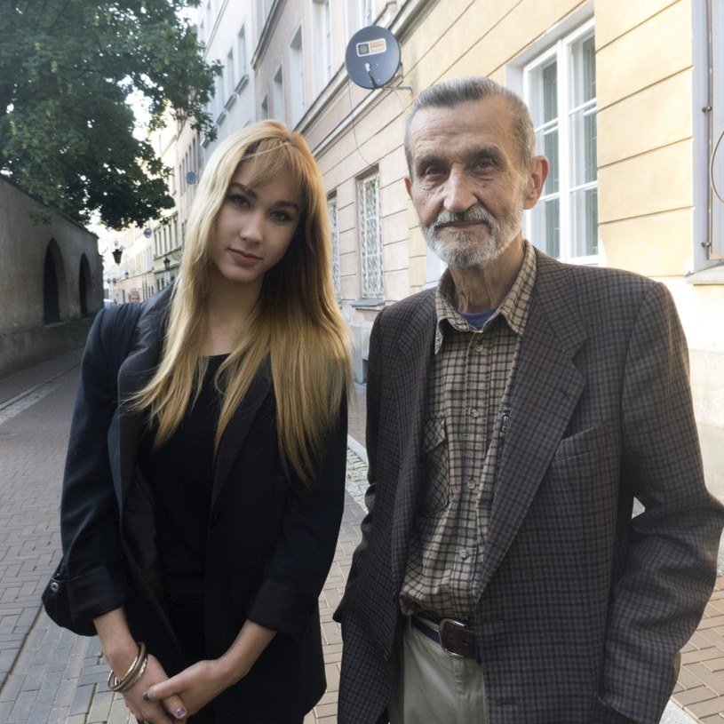 Ida Nowakowska z ojcem, pisarzem Markiem Nowakowskim /Czeslaw Czaplinski/FOTONOVA /East News