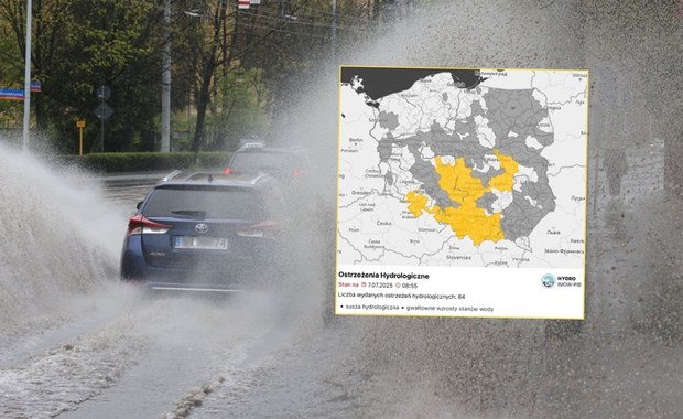 Idą ściany deszczu, nawałnice i podtopienia. Niż genueński nad Polską
