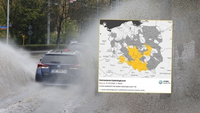 Idą ściany deszczu, nawałnice i podtopienia. Niż genueński nad Polską