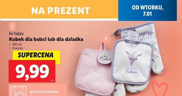 Idealne upominki na Dzień Babci i Dziadka od 7 stycznia w Lidlu! Sprawdź, co znajdziesz w ofercie! /Lidl /INTERIA.PL