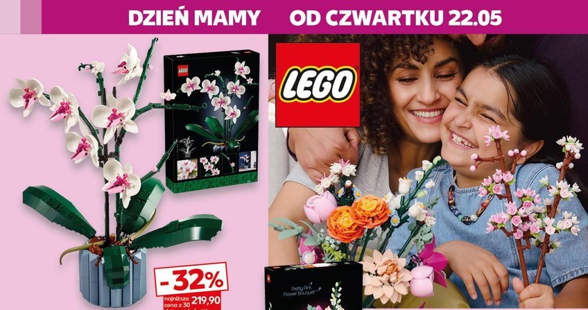 Idealny prezent na Dzień Mamy - elegancki, trwały i... z klocków /Kaufland /INTERIA.PL