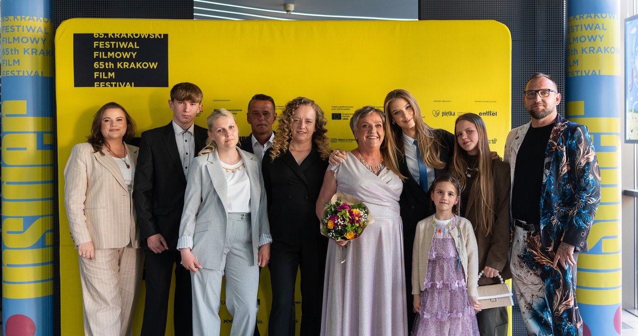 Iga Lis z bohaterami filmu "Bałtyk" na 65. Krakowskim Festiwalu Filmowym /Maciek Zygmunt /materiały prasowe