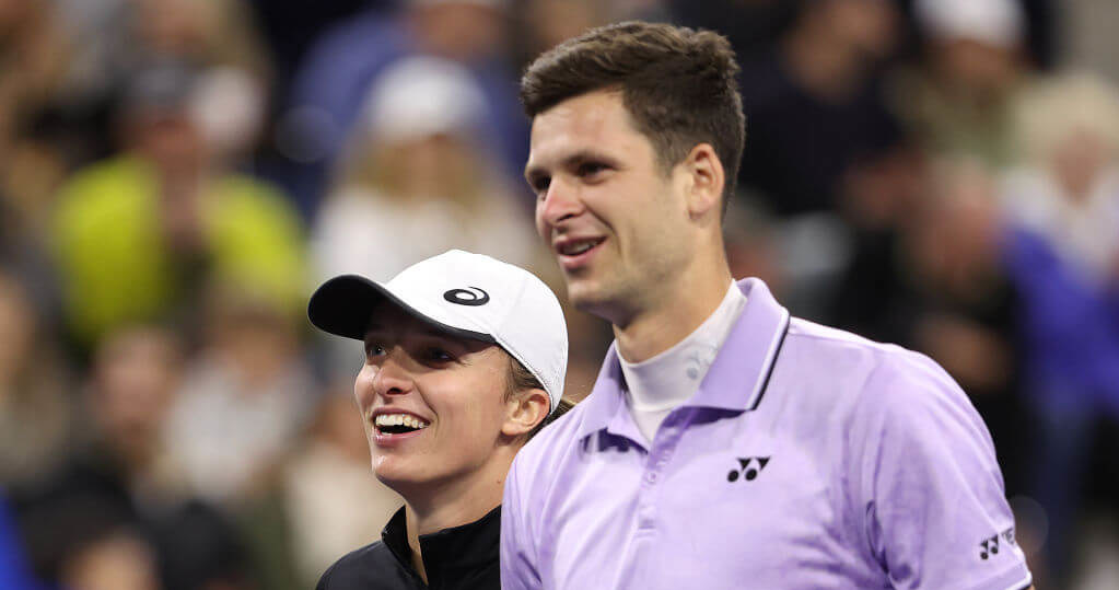 Iga Świątek, Hubert Hurkacz /Julian Finney / Staff /Getty Images