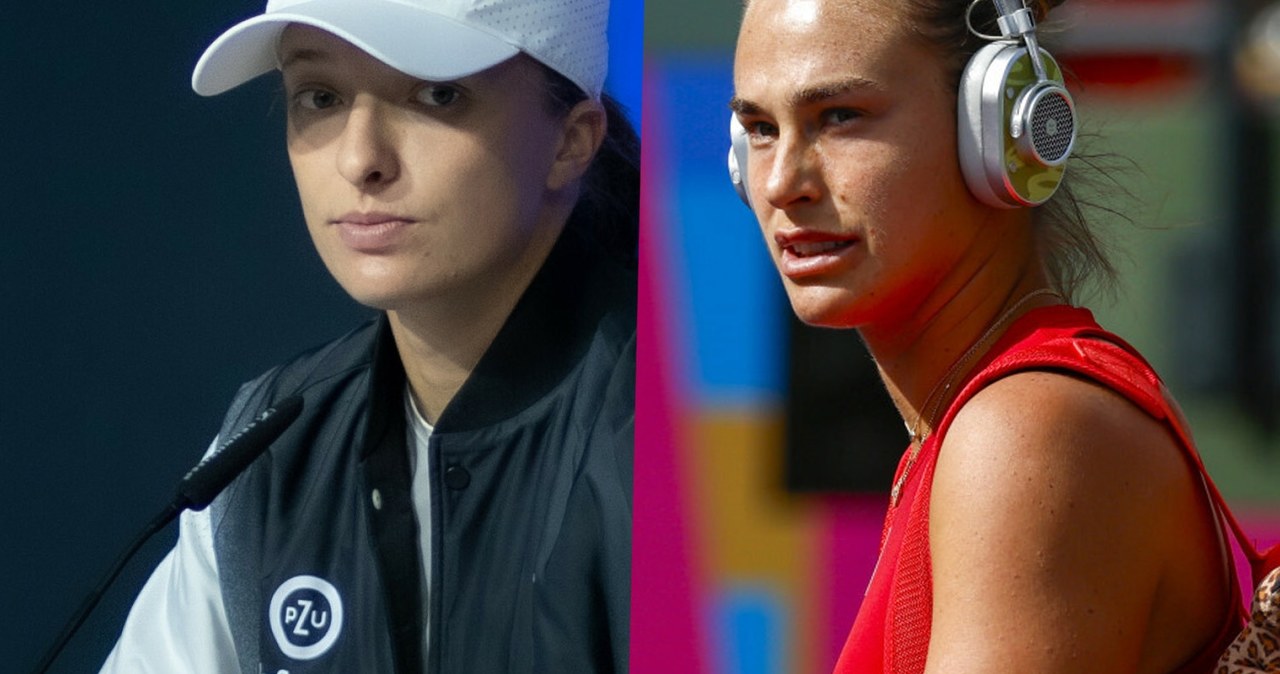 Iga Świątek i Aryba Sabalenka /East News