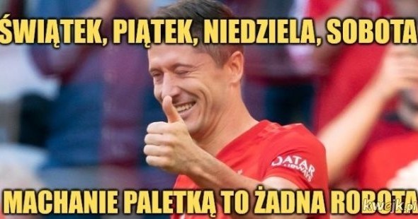 Iga Świątek i Robert Lewandowski [MEMY] /Kwejk.pl /materiał zewnętrzny