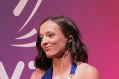 Iga Świątek i rywalki podczas losowania WTA Finals. Galeria