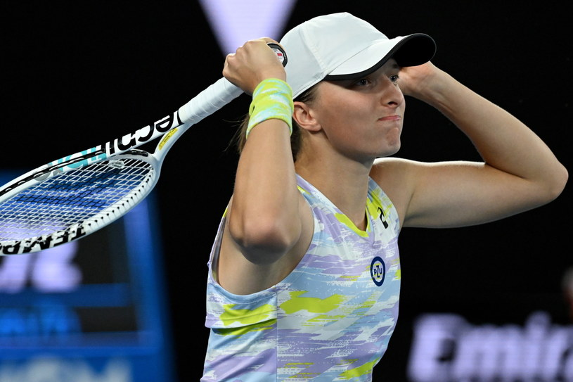 Iga Świątek nie poradziła sobie z Amerykanką Danielle Collins w ćwierćfinale Australian Open /DEAN LEWINS /PAP/EPA