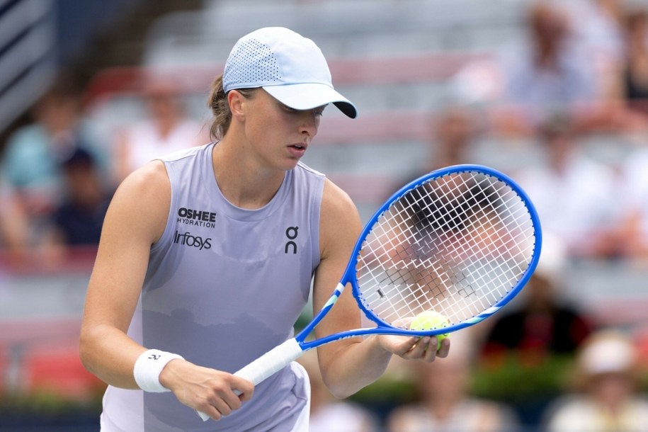 Iga Świątek odpadła z turnieju WTA 1000 w Montrealu /Yannick Legare/ZUMA Press Wire/Shutterstock /East News