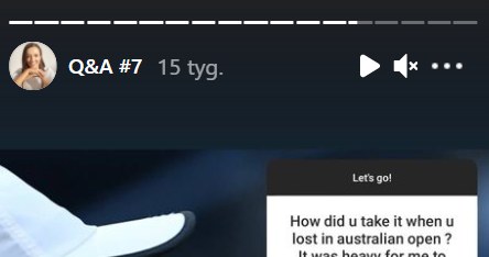 Iga Świątek odpowiedziała na pytanie internauty  /https://www.instagram.com/iga.swiatek/ /Instagram
