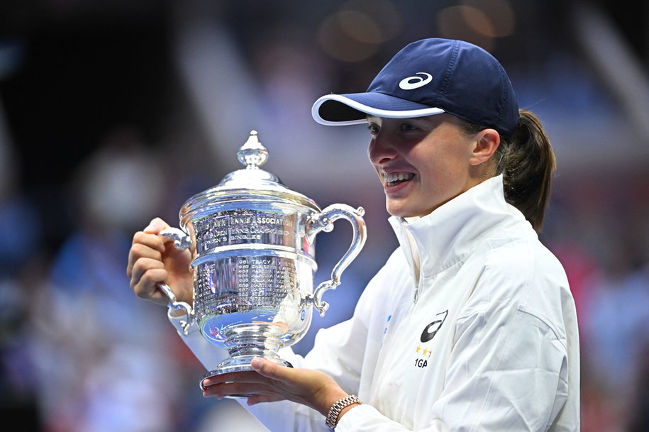 Iga Świątek po zwycięskim finale US Open /Dubreuil Corinne/ABACA /PAP/Abaca