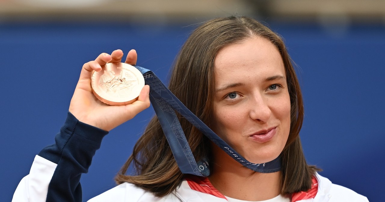 Iga Świątek z brązem. Odebrała medal