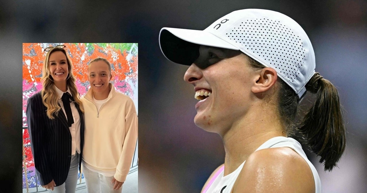 Iga Świątek zapozowała do zdjęcia z Jasmien Clijsner, żoną swojego trenera, Wima Fissette'a /Angela Weiss/AFP, https://www.instagram.com/jasmienclijsner/ /East News/Instagram