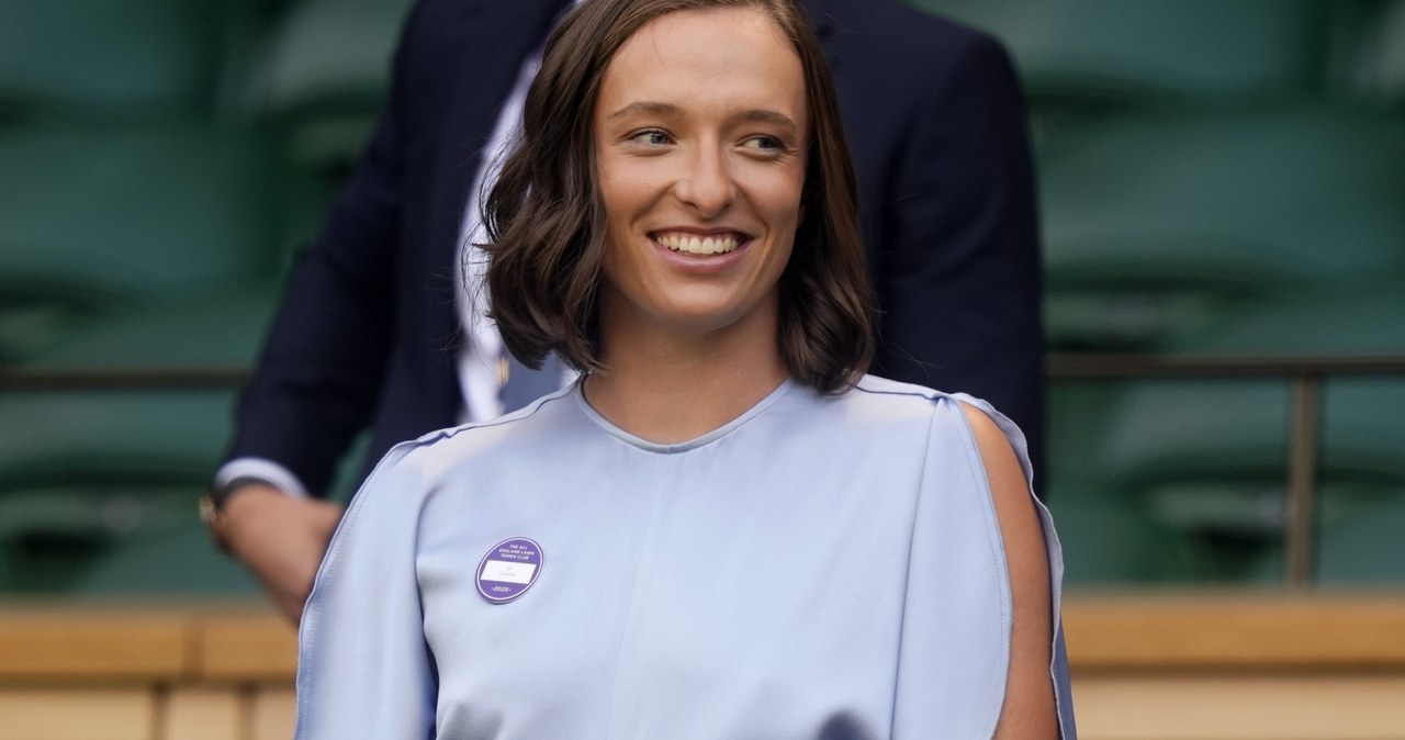 Iga Świątek zatańczyła z Jannikiem Sinnerem /Jordan Pettitt /Getty Images