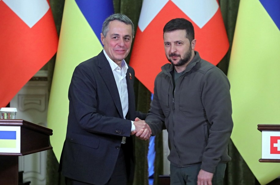 Ignazio Cassis i Wołodymyr Zełenski /UKRINFORM    /East News