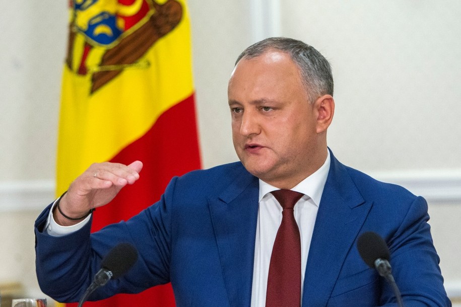 Igor Dodon /DUMITRU DORU /PAP/EPA
