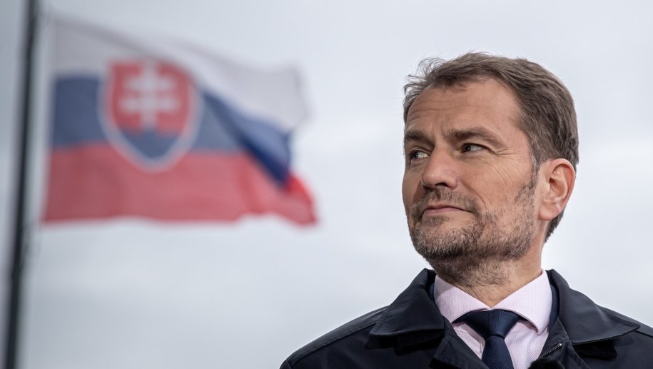 Igor Matovicz, lider OLANO /Martin Divisek /PAP/EPA