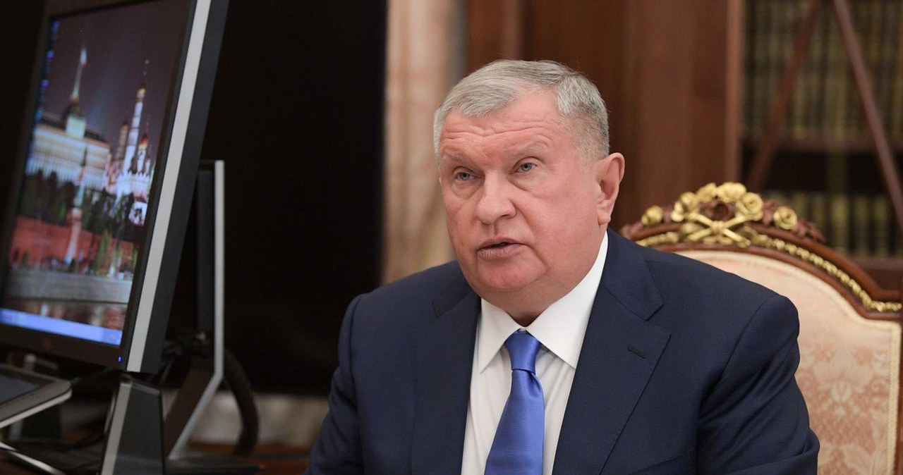 Igor Sieczin, prezes Rosneftu. Fot. AFP