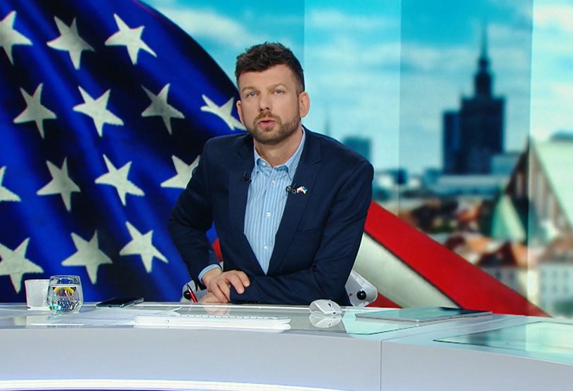 Igor Sokołowski, prowadzący w Polsat News /Polsat News