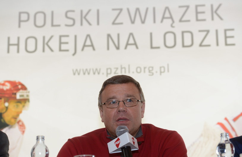Igor Zacharkin, trener reprezentacji Polski w hokeju na lodzie /Bartłomiej Zborowski /PAP
