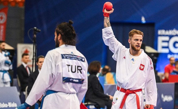 Igrzyska europejskie: Miłosz Sabiecki z brązowym medalem w karate kumite