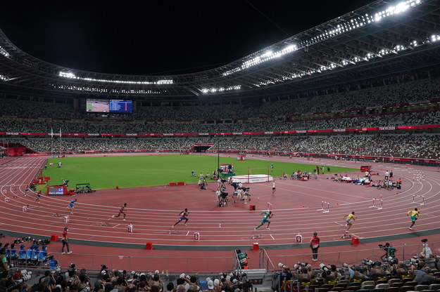 Igrzyska olimpijskie Tokio 2020. Bieg na 800 m na Stadionie Olimpijskim /	Joe Giddens /PAP/EPA
