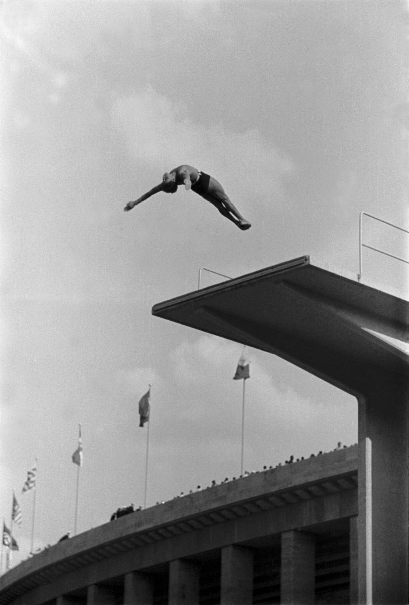 Igrzyska Olimpijskie w Berlinie, skoki z wieży, 1936, © United Archives /materiały prasowe