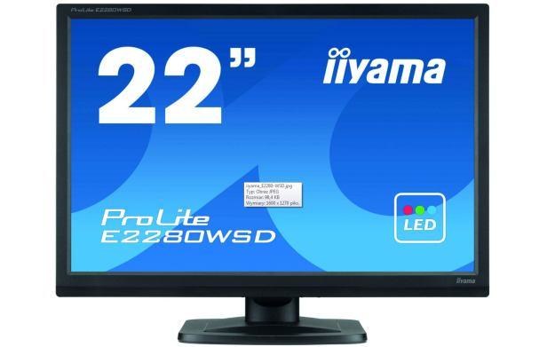 iiyama E2280WSD - motyw graficzny /Informacja prasowa