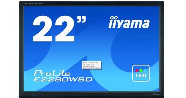 iiyama E2280WSD - motyw graficzny /Informacja prasowa