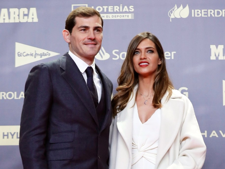 Iker Casillas i Sara Carbonero /JUAN CARLOS HIDALGO    /PAP/EPA