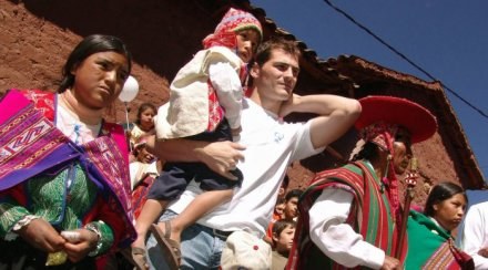 Iker Casillas niczym Donald Tusk zwiedzał egzotyczne Peru /AFP