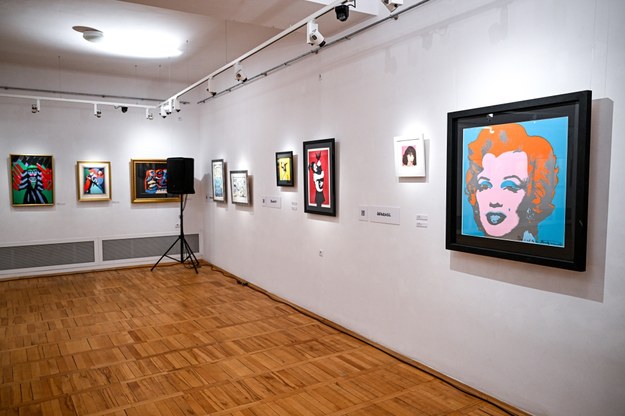 Ikona piękna Marilyn Monroe w wykonaniu Andiego Warhola /Darek Delmanowicz /PAP