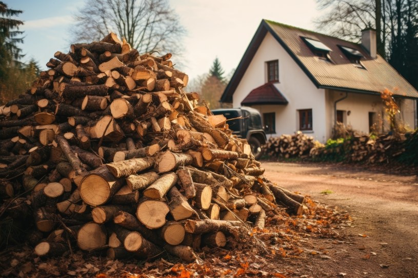 Ile kosztuje drewno opałowe? Ceny kubika są różne w zależności od gatunku. /123RF/PICSEL