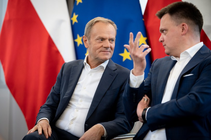Ile list opozycji? Na zdj. Donald Tusk i Szymon Hołownia /Jacek Szydłowski /Agencja FORUM