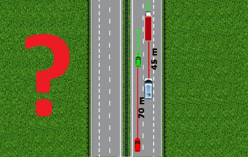 Ile wynosi prawidłowa odległość między pojazdami? /INTERIA.PL