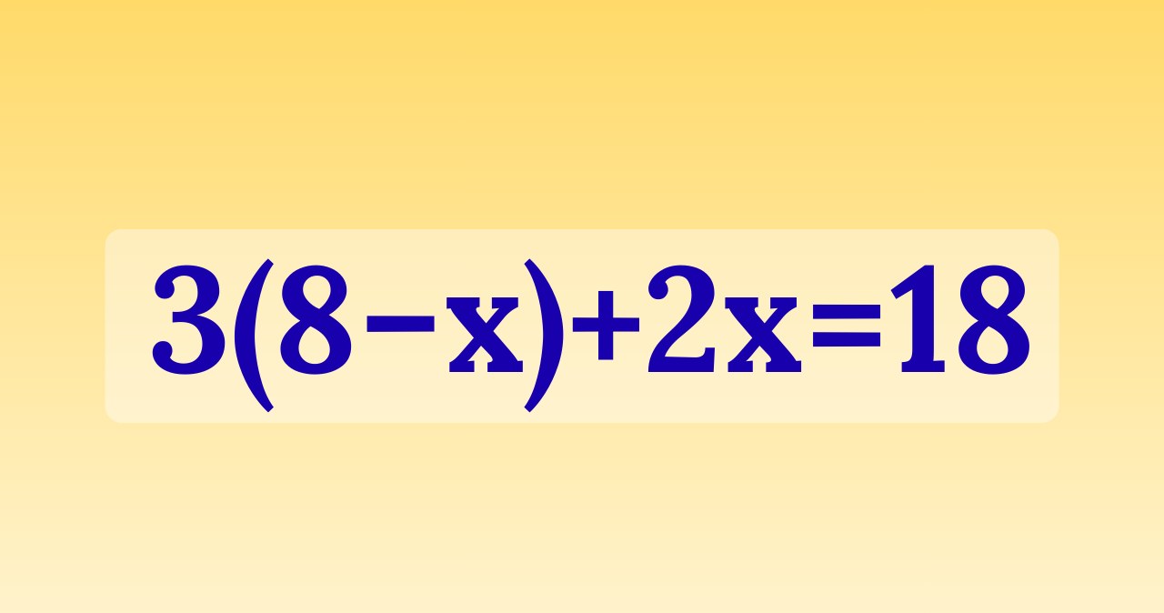 Ile wynosi x? Równanie, w którym mylą się nawet największe bystrzaki /Materiały własne