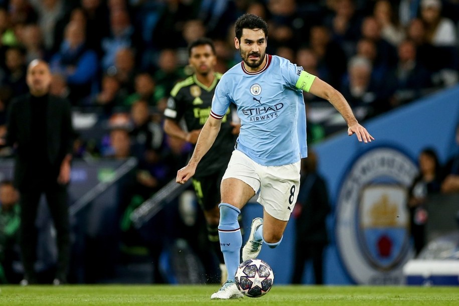 Ilkay Guendogan - piłkarz Manchesteru City /Adam Vaughan /PAP/EPA