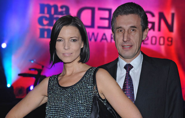 Ilona Felicjańska z mężem, fot. Andras Szilagyi &nbsp; /MWMedia